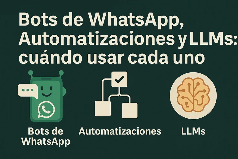 bots de whatsapp automatizaciones y llms racks academy
