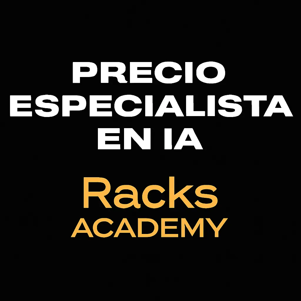 qué precio tiene especialista en ia de racks academy