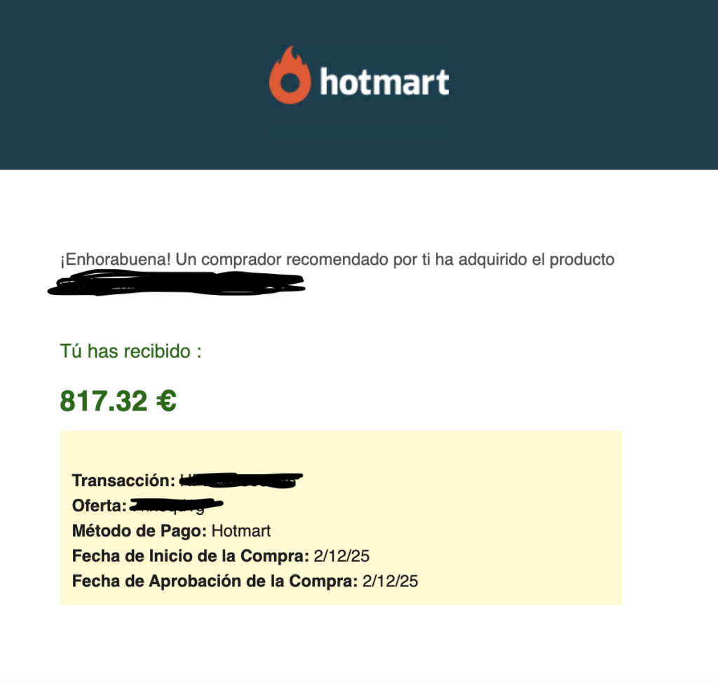 Venta de noviembre gracias a la Mentoría Partner 360
