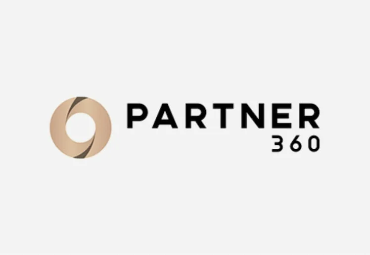 Logotipo oficial del programa Partner 360, formación en marketing de afiliación que combina estrategias orgánicas y de pago
