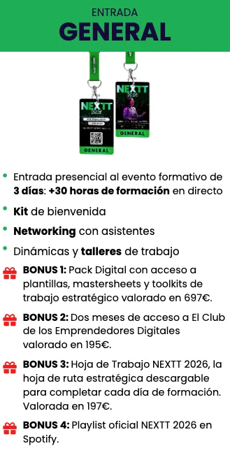 entrada vip evento nextt